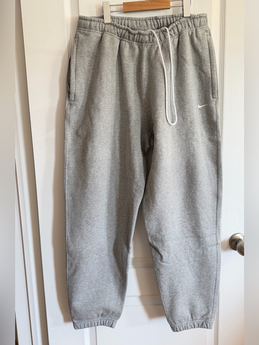 Nike Gray Solo Swoosh Lounge Pants